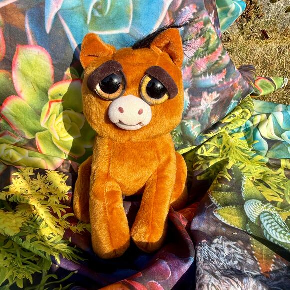 Feisty Pets Evil Eden Horse Plush – 8.5" Interactive Stuffed Animal - Picture 1 of 7